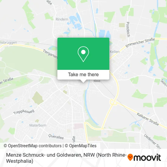 Карта Menze Schmuck- und Goldwaren