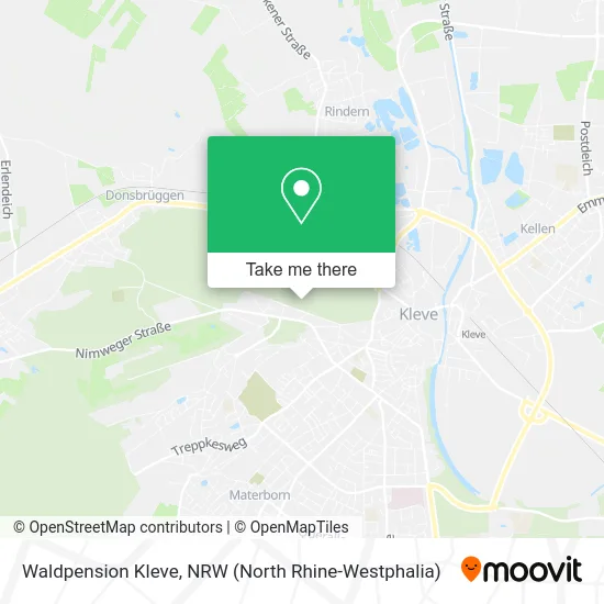 Карта Waldpension Kleve