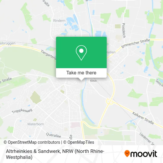 Карта Altrheinkies & Sandwerk