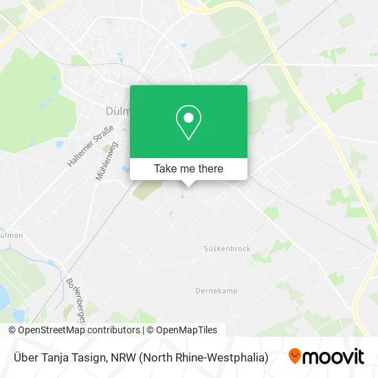 Карта Über Tanja Tasign