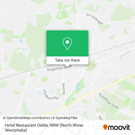 Hotel Restaurant Oelde map