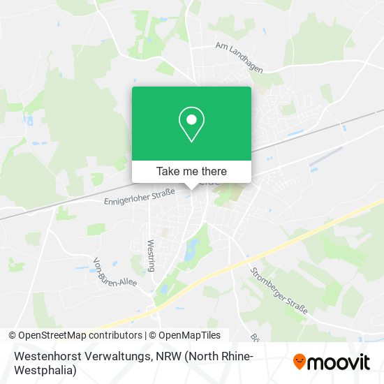 Westenhorst Verwaltungs map