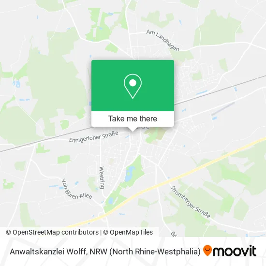 Карта Anwaltskanzlei Wolff