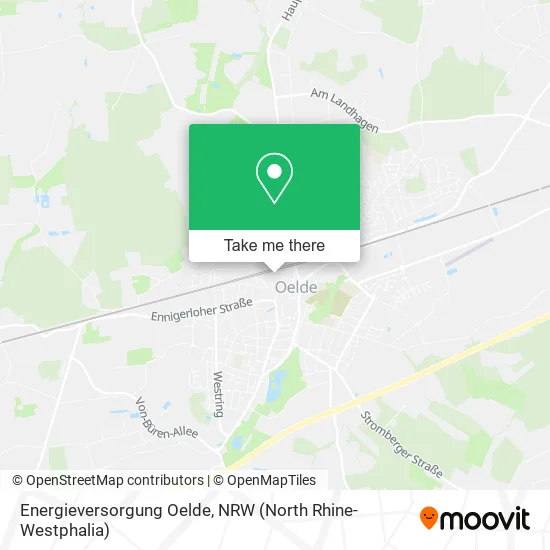 Карта Energieversorgung Oelde