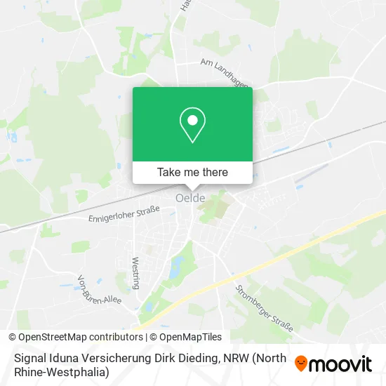 Карта Signal Iduna Versicherung Dirk Dieding