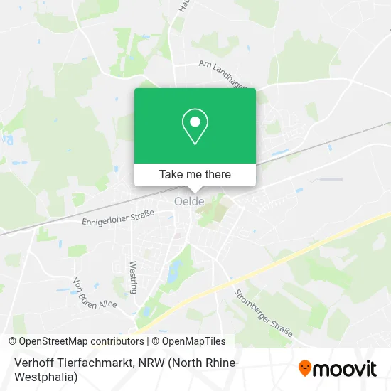 Verhoff Tierfachmarkt map