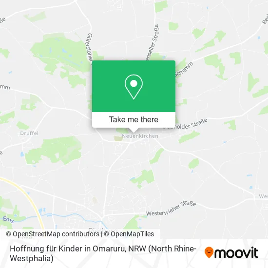 Карта Hoffnung für Kinder in Omaruru