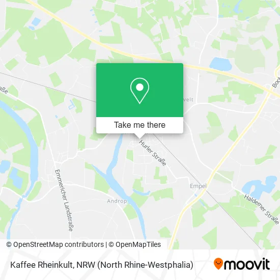 Карта Kaffee Rheinkult