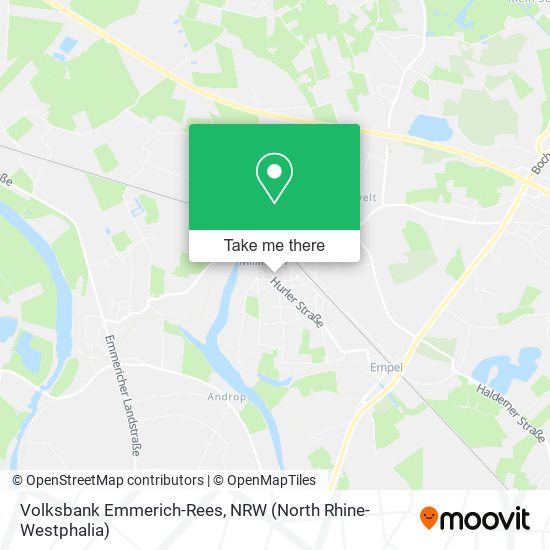 Volksbank Emmerich-Rees map