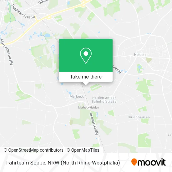 Fahrteam Soppe map