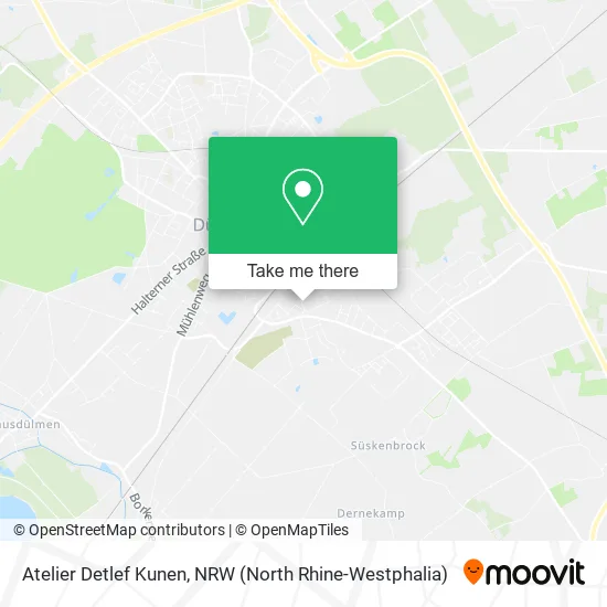 Карта Atelier Detlef Kunen