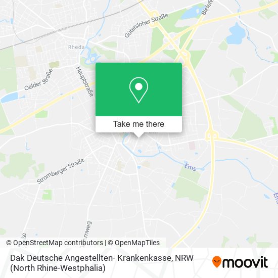 Dak Deutsche Angestellten- Krankenkasse map