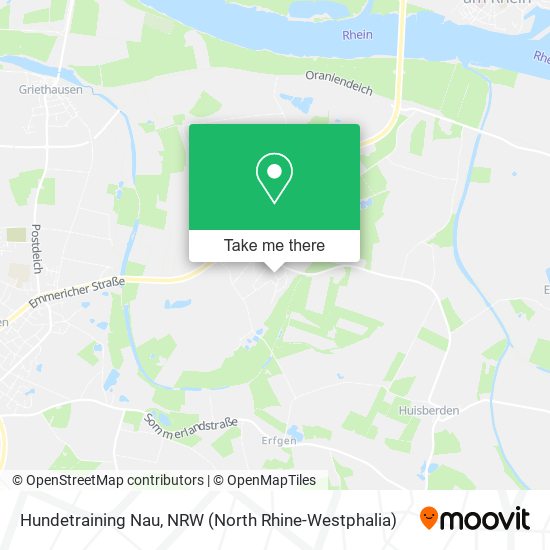 Hundetraining Nau map