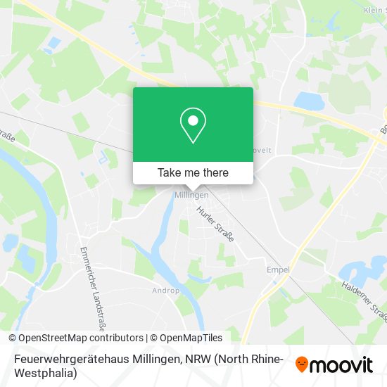 Feuerwehrgerätehaus Millingen map