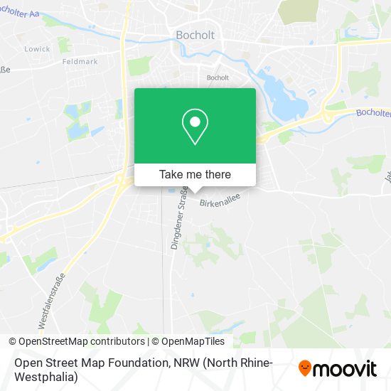 Open Street Map Foundation map