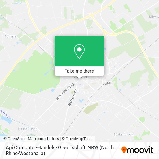 Api Computer-Handels- Gesellschaft map