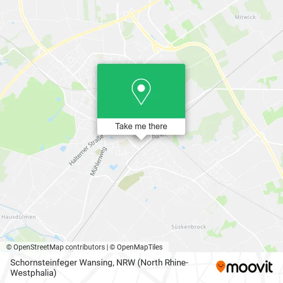 Карта Schornsteinfeger Wansing