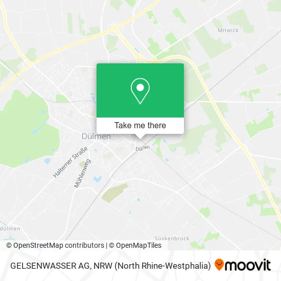 Карта GELSENWASSER AG