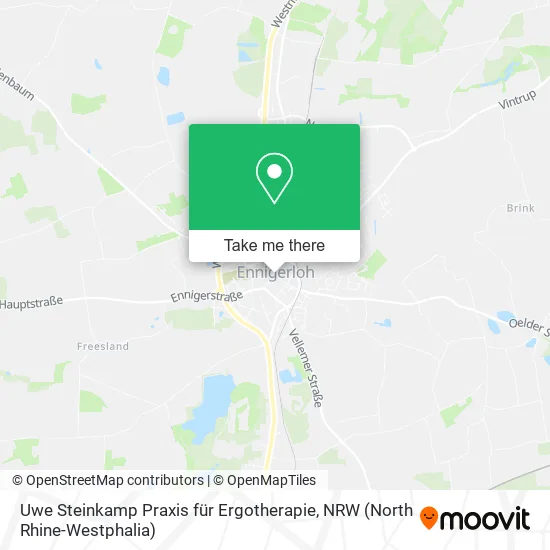 Карта Uwe Steinkamp Praxis für Ergotherapie