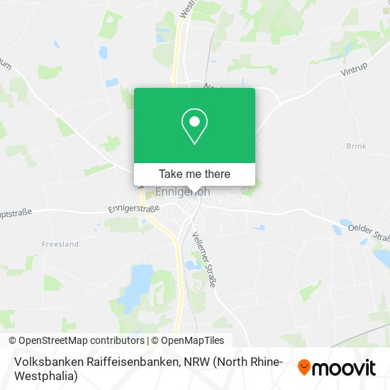 Volksbanken Raiffeisenbanken map