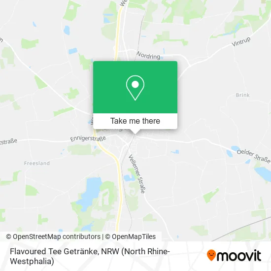 Карта Flavoured Tee Getränke