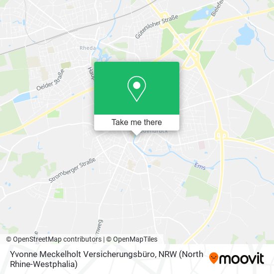 Yvonne Meckelholt Versicherungsbüro map