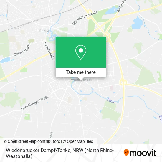 Карта Wiedenbrücker Dampf-Tanke