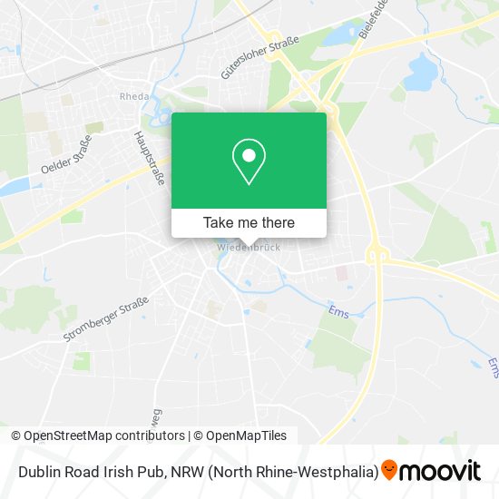 Dublin Road Irish Pub map
