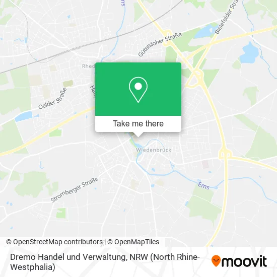 Карта Dremo Handel und Verwaltung