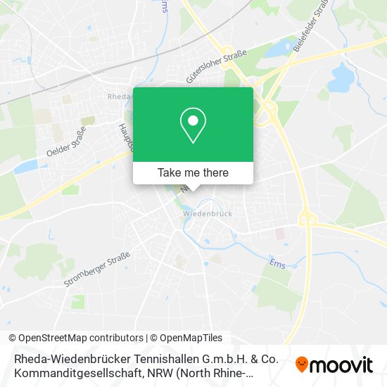 Rheda-Wiedenbrücker Tennishallen G.m.b.H. & Co. Kommanditgesellschaft map