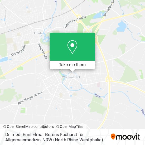 Dr. med. Emil Elmar Berens Facharzt für Allgemeinmedizin map