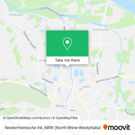 Niederrheinische Ihk map