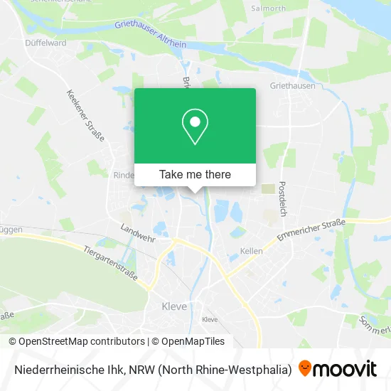 Карта Niederrheinische Ihk