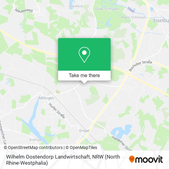 Wilhelm Oostendorp Landwirtschaft map