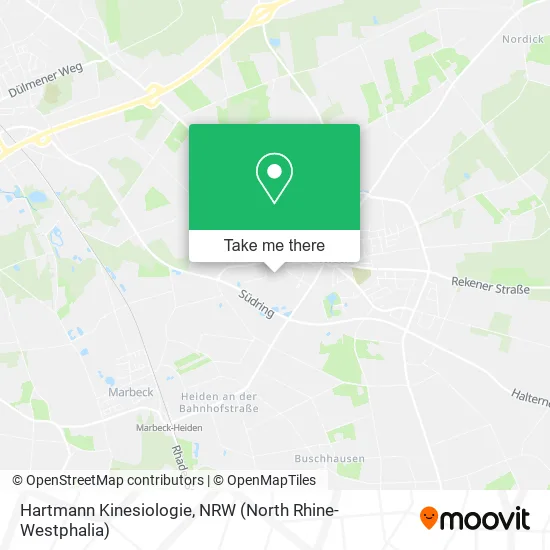 Карта Hartmann Kinesiologie