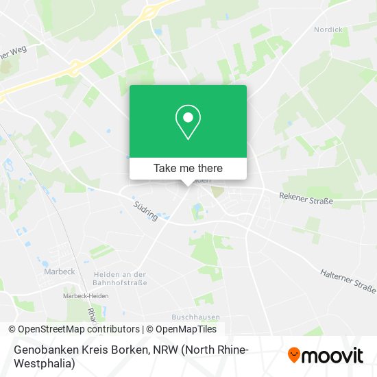 Genobanken Kreis Borken map