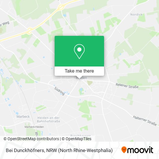 Bei Dunckhöfners map