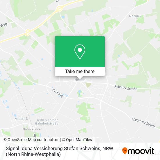 Карта Signal Iduna Versicherung Stefan Schweins