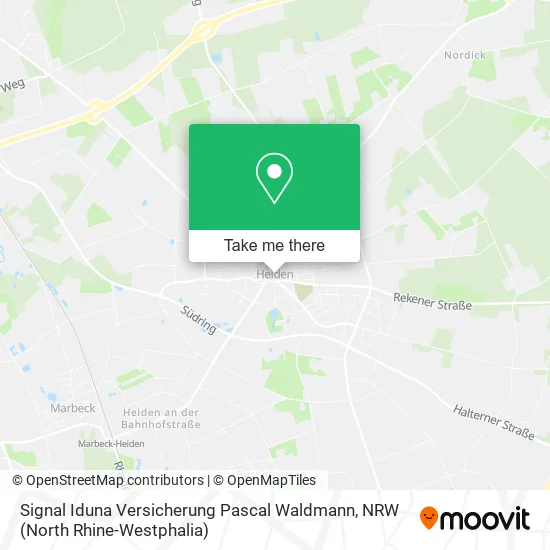 Карта Signal Iduna Versicherung Pascal Waldmann