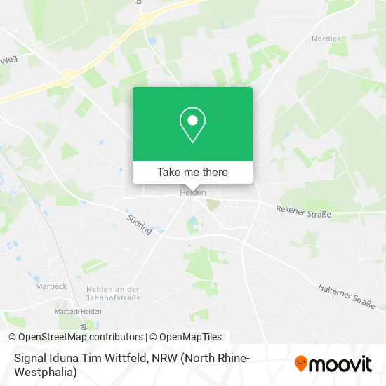 Карта Signal Iduna Tim Wittfeld