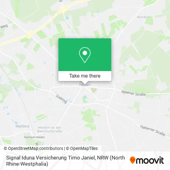 Карта Signal Iduna Versicherung Timo Janiel