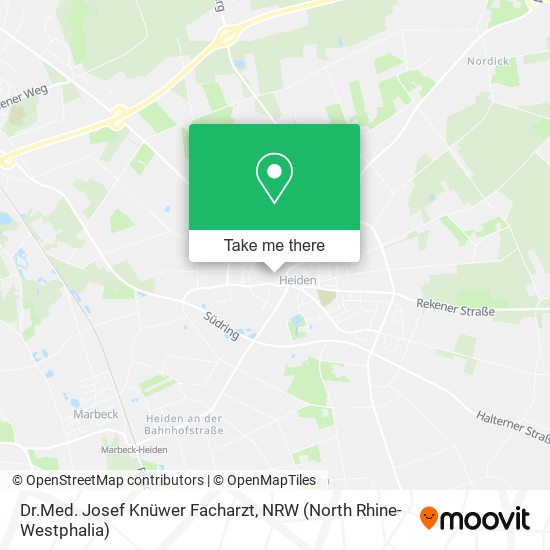 Dr.Med. Josef Knüwer Facharzt map