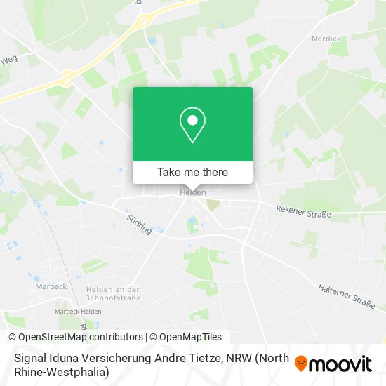 Signal Iduna Versicherung Andre Tietze map