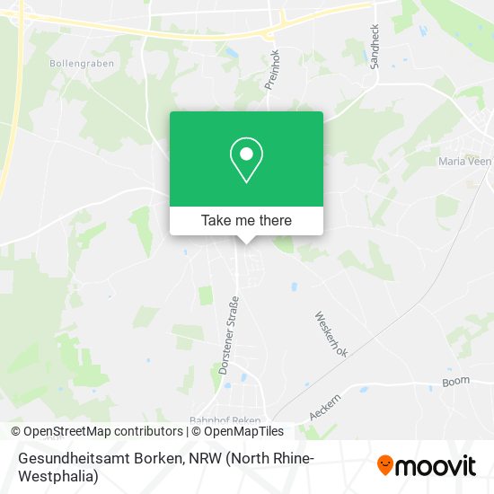 Gesundheitsamt Borken map
