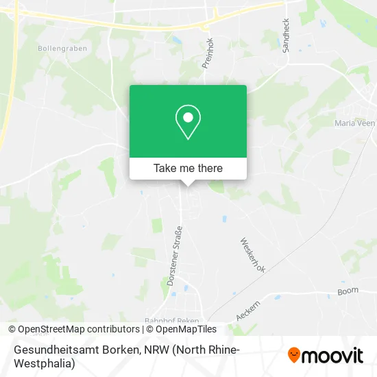 Карта Gesundheitsamt Borken