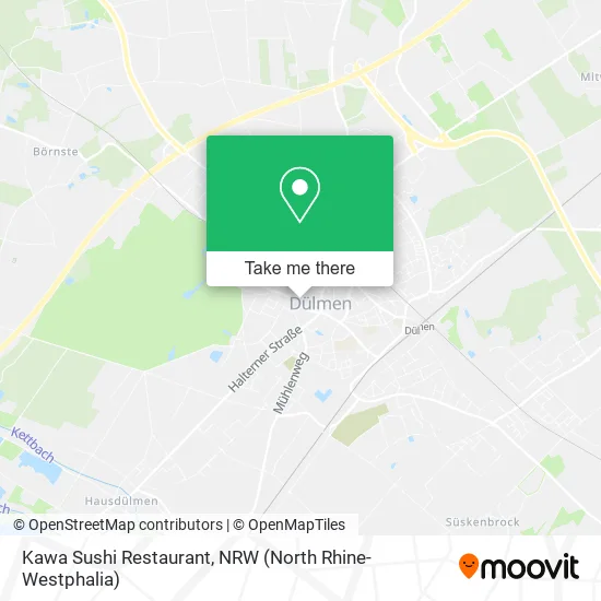 Kawa Sushi Restaurant map