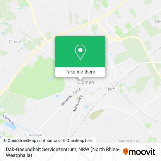 Dak-Gesundheit Servicezentrum map