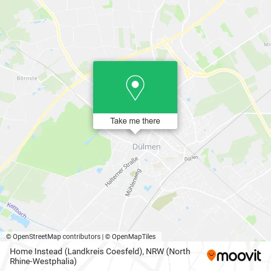 Карта Home Instead (Landkreis Coesfeld)