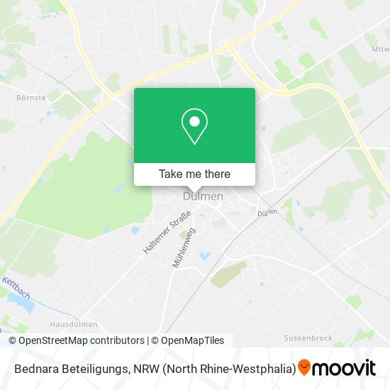Bednara Beteiligungs map