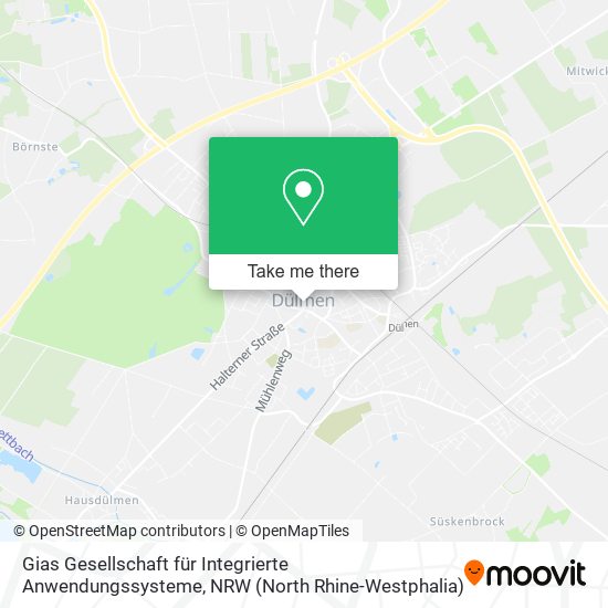 Gias Gesellschaft für Integrierte Anwendungssysteme map